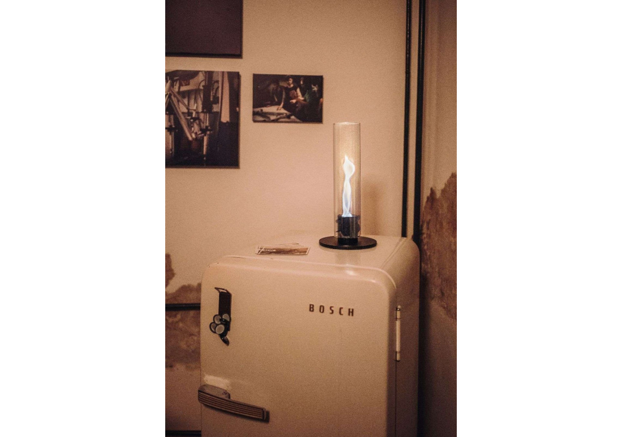 Lanterne Spin 90 - Tablier, Lanterne et Lampe de Jardin en Acier Inoxydable et Verre Borosilicaté - HO 000413 - Höfats