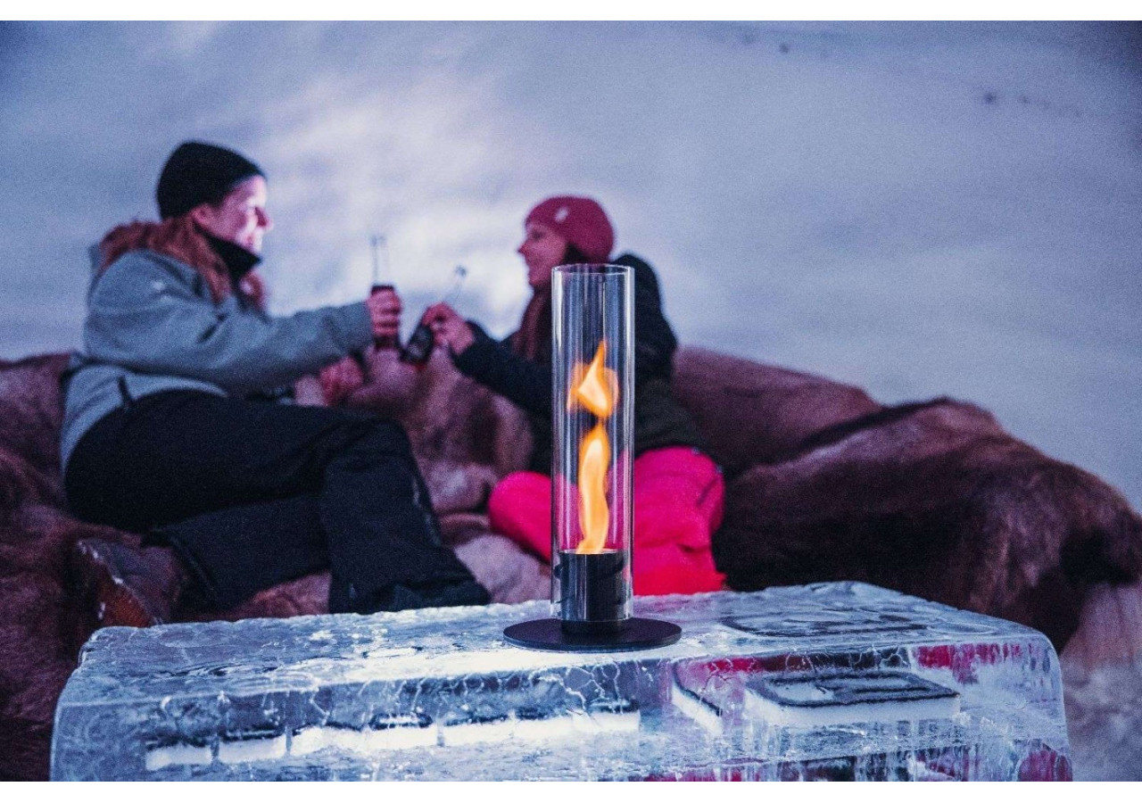 Lanterne Spin 90 - Tablier, Lanterne et Lampe de Jardin en Acier Inoxydable et Verre Borosilicaté - HO 000413 - Höfats