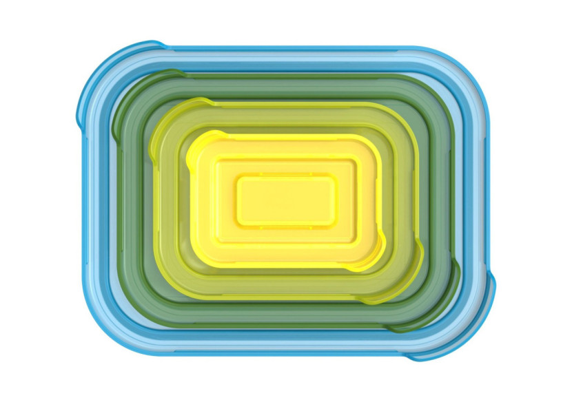 Set de 4 Ovenschalen Nest - Verres empilables avec couvercles - JJ 810608 - Joseph Joseph Set de 4 Ovenschalen Nest - Verres empilables avec couvercles - JJ 810608 - Joseph Joseph