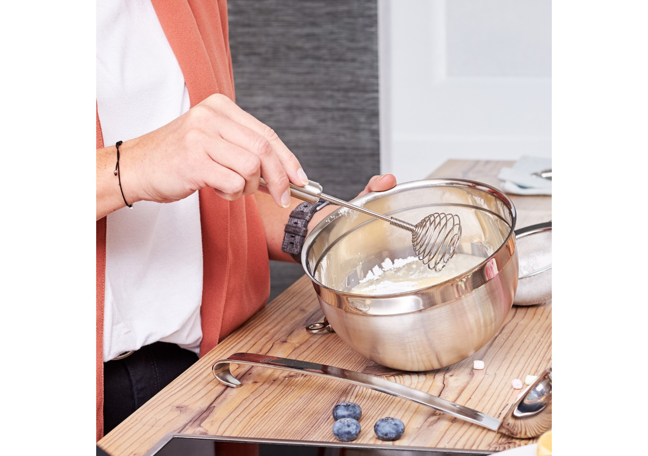 Fouet flexible pour récipients étroits - Acier inoxydable 21,8 cm - RS 955722 - Rösle Keuken