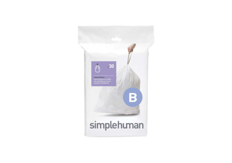 Sacs poubelle Code B 6 litres - Pack de 20 unités - SH 003122 - Simplehuman