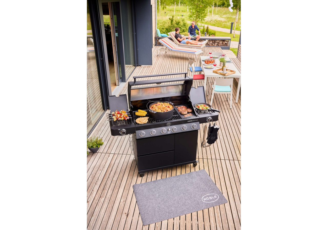 Cocotte en fonte Vario - 35 cm avec couvercle multifonction - RS 254252 - RÃ¶sle Barbecue