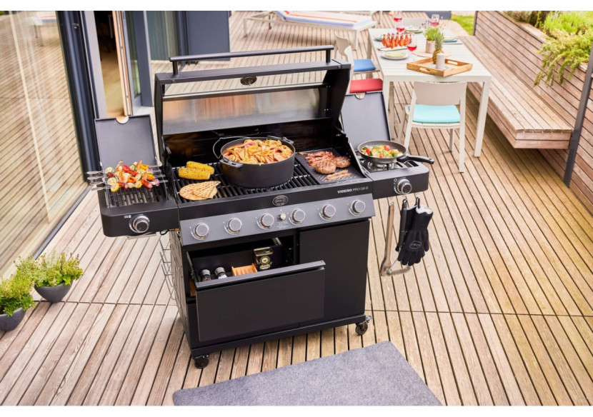 Cocotte en fonte Vario - 35 cm avec couvercle multifonction - RS 254252 - RÃ¶sle Barbecue
