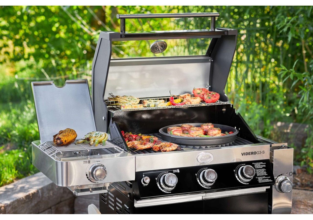 Cocotte en fonte Vario - 35 cm avec couvercle multifonction - RS 254252 - RÃ¶sle Barbecue