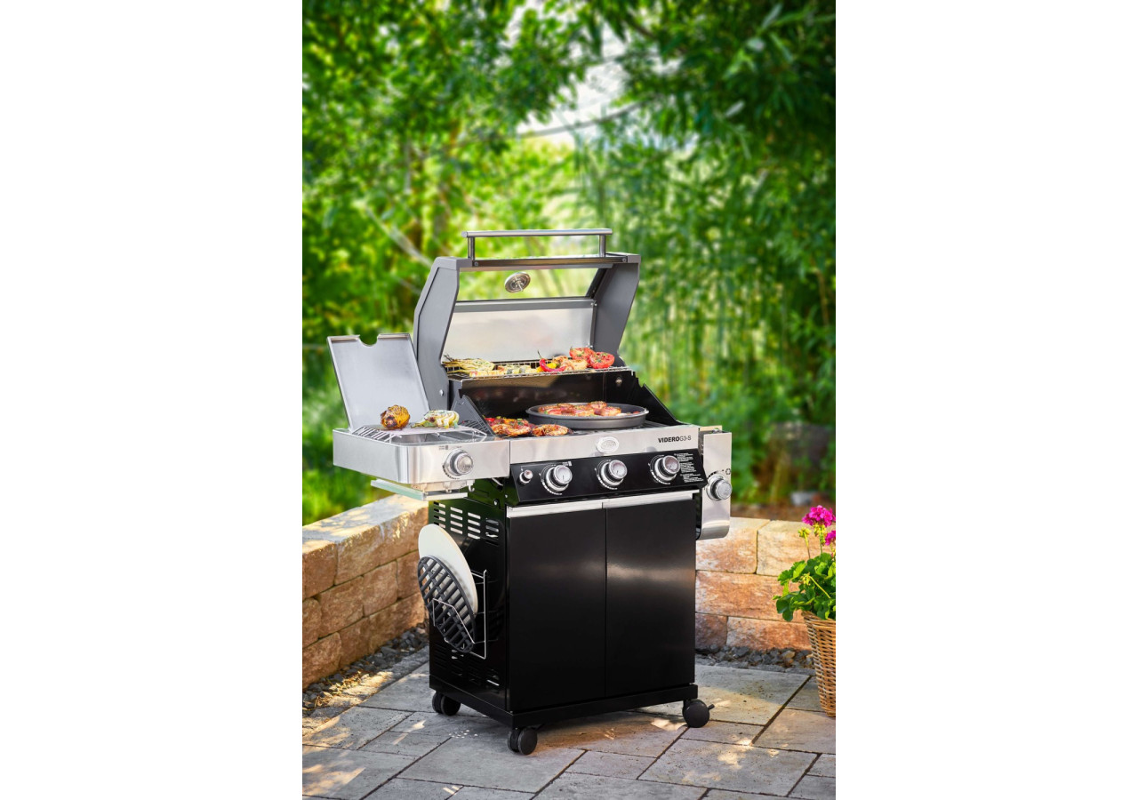 Cocotte en fonte Vario - 35 cm avec couvercle multifonction - RS 254252 - RÃ¶sle Barbecue