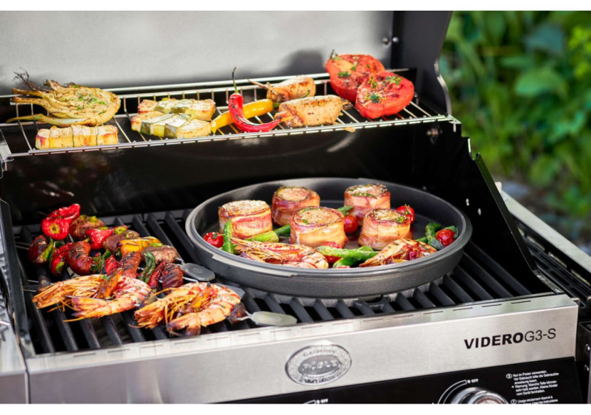 Cocotte en fonte Vario - 35 cm avec couvercle multifonction - RS 254252 - RÃ¶sle Barbecue