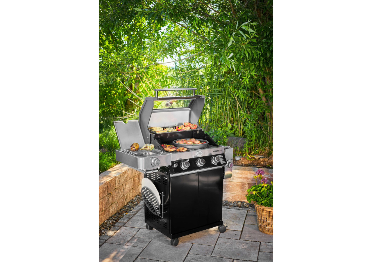 Cocotte en fonte Vario - 35 cm avec couvercle multifonction - RS 254252 - RÃ¶sle Barbecue