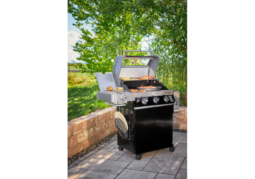 Cocotte en fonte Vario - 35 cm avec couvercle multifonction - RS 254252 - RÃ¶sle Barbecue