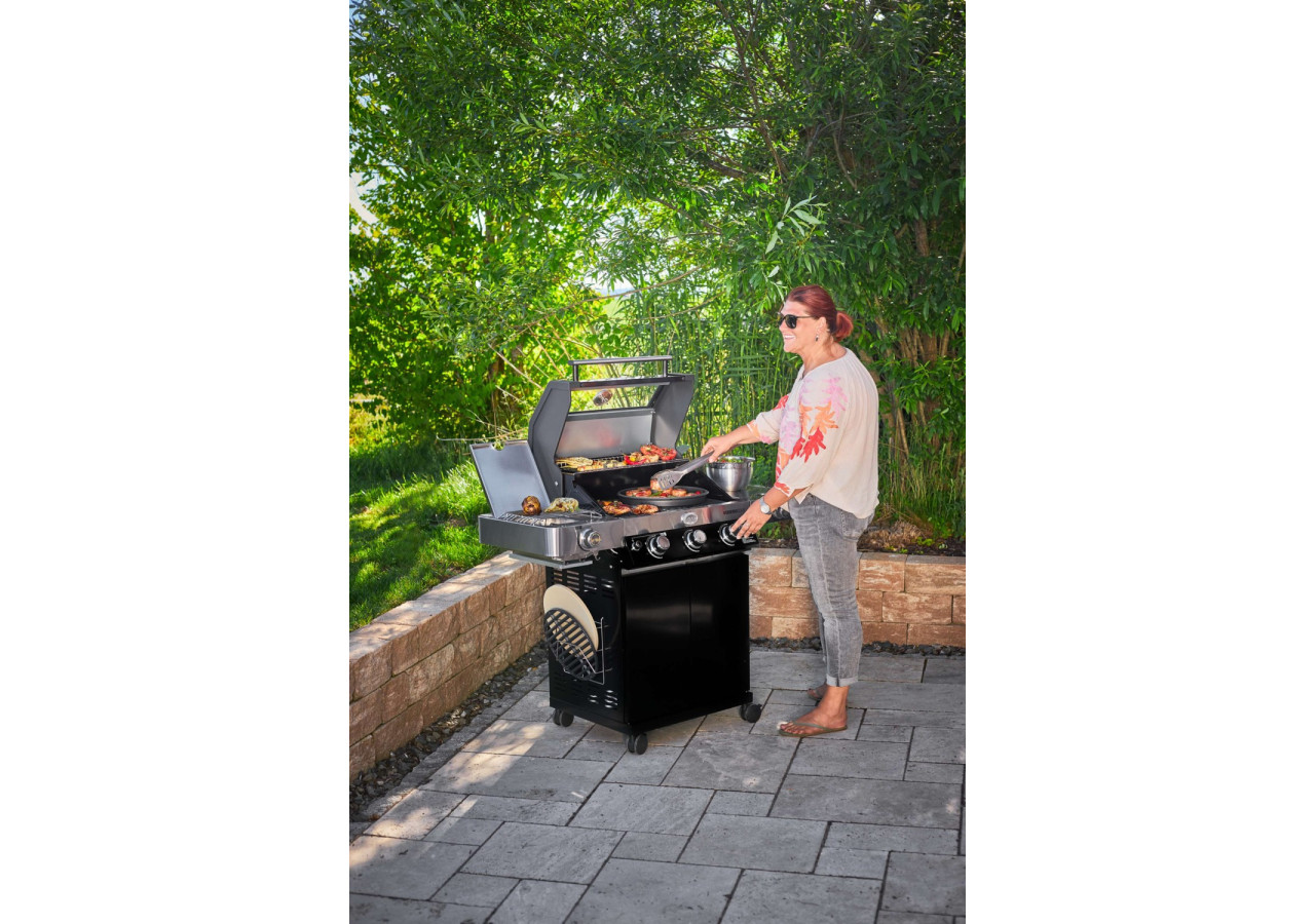 Cocotte en fonte Vario - 35 cm avec couvercle multifonction - RS 254252 - RÃ¶sle Barbecue