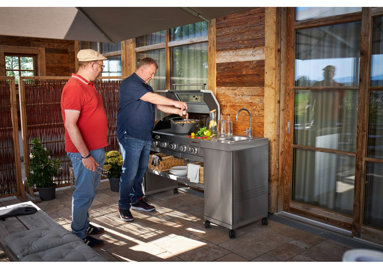 Cocotte en fonte Vario - 35 cm avec couvercle multifonction - RS 254252 - RÃ¶sle Barbecue