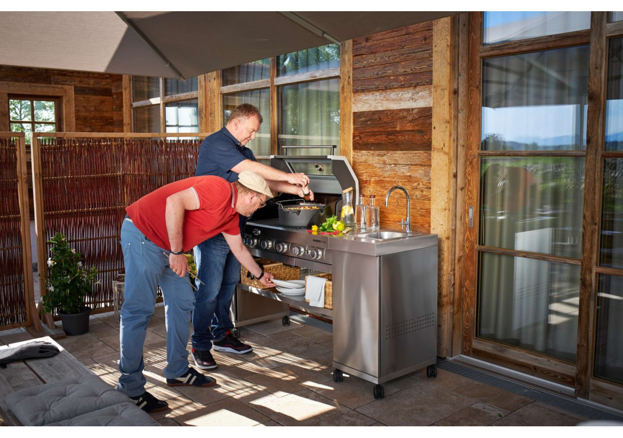 Cocotte en fonte Vario - 35 cm avec couvercle multifonction - RS 254252 - RÃ¶sle Barbecue