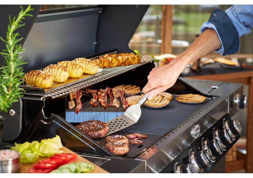 Spatule BBQ RÖSLE - Grande surface de retournement pour grillades - RS 251206 - Rösle Barbecue Spatule BBQ RÖSLE - Grande surface de retournement pour grillades - RS 251206 - Rösle Barbecue