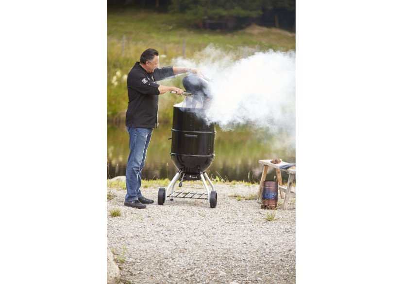 Fumoir à charbon Rösle No.1 F50-S - 2 surfaces de cuisson - RS 250094 - RÃ¶sle Barbecue