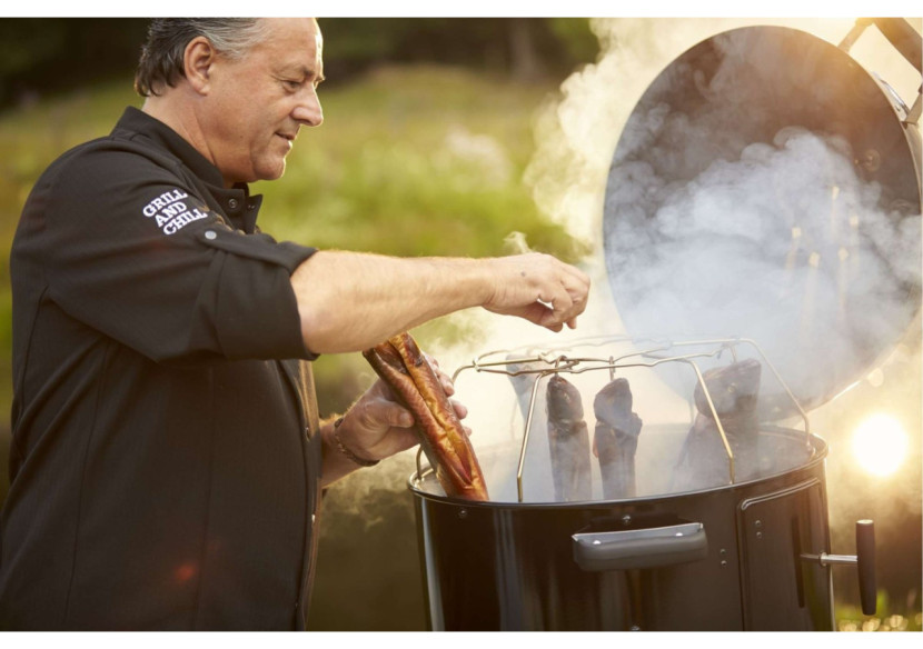 Fumoir à charbon Rösle No.1 F50-S - 2 surfaces de cuisson - RS 250094 - RÃ¶sle Barbecue