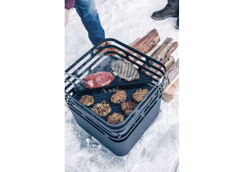 Plaque Plancha pour Cube Vuurkorf - Gietijzer 50x28 cm - HO 330283 - Höfats Plaque Plancha pour Cube Vuurkorf - Gietijzer 50x28 cm - HO 330283 - Höfats