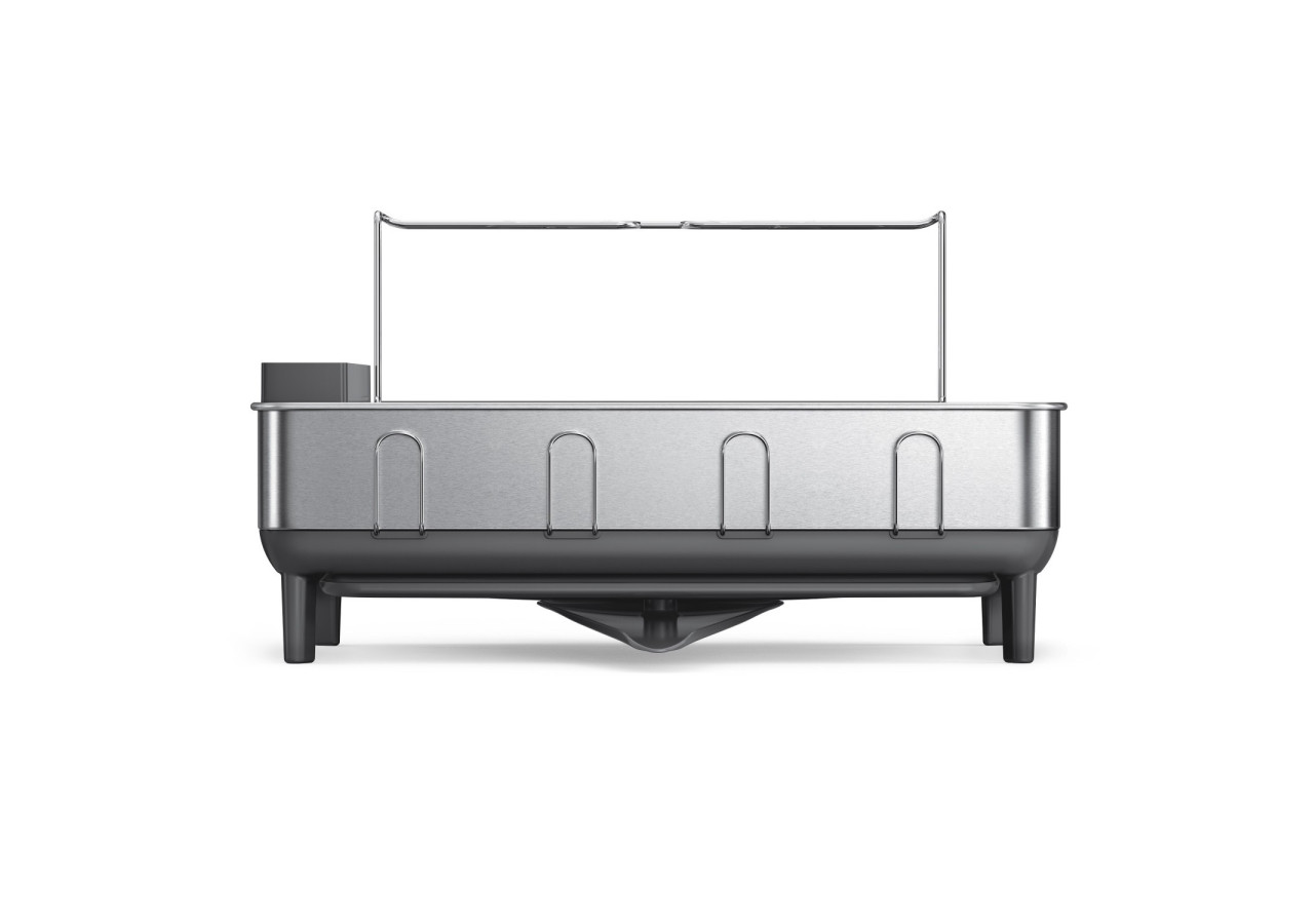 Égouttoir avec cadre en acier et porte-verres - Pratique et design - SH 021751 - Simplehuman