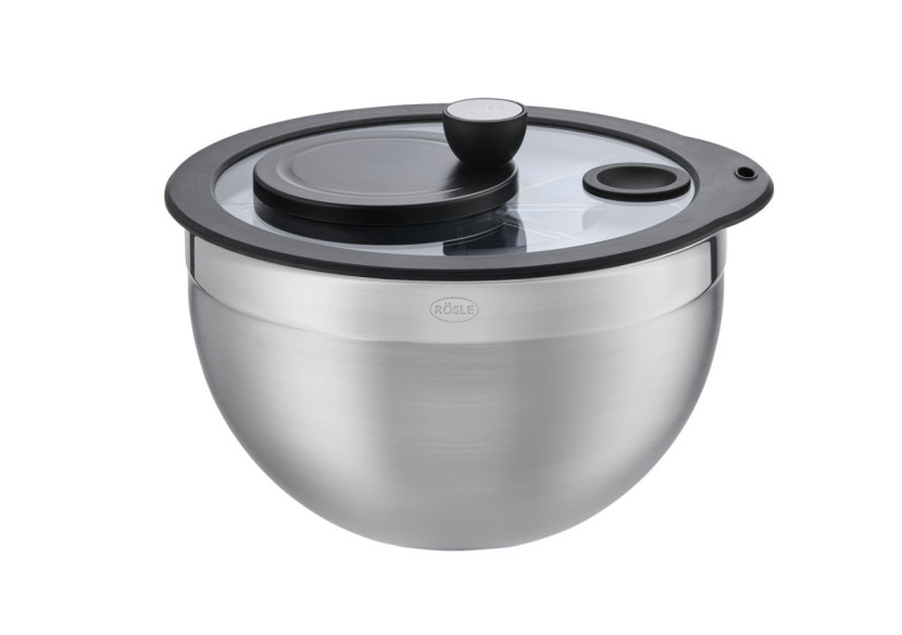 Centrifugeuse à Salade RVS 5,4 Litres - Pour un Séchage Rapide - RS 156952 - Rösle Keuken Centrifugeuse à Salade RVS 5,4 Litres - Pour un Séchage Rapide - RS 156952 - Rösle Keuken