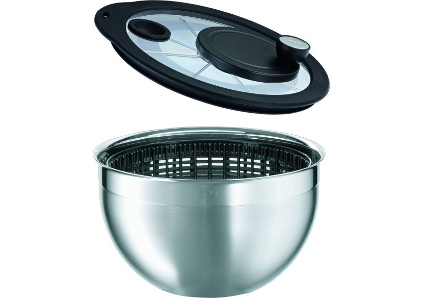 Centrifugeuse à Salade RVS 5,4 Litres - Pour un Séchage Rapide - RS 156952 - Rösle Keuken Centrifugeuse à Salade RVS 5,4 Litres - Pour un Séchage Rapide - RS 156952 - Rösle Keuken