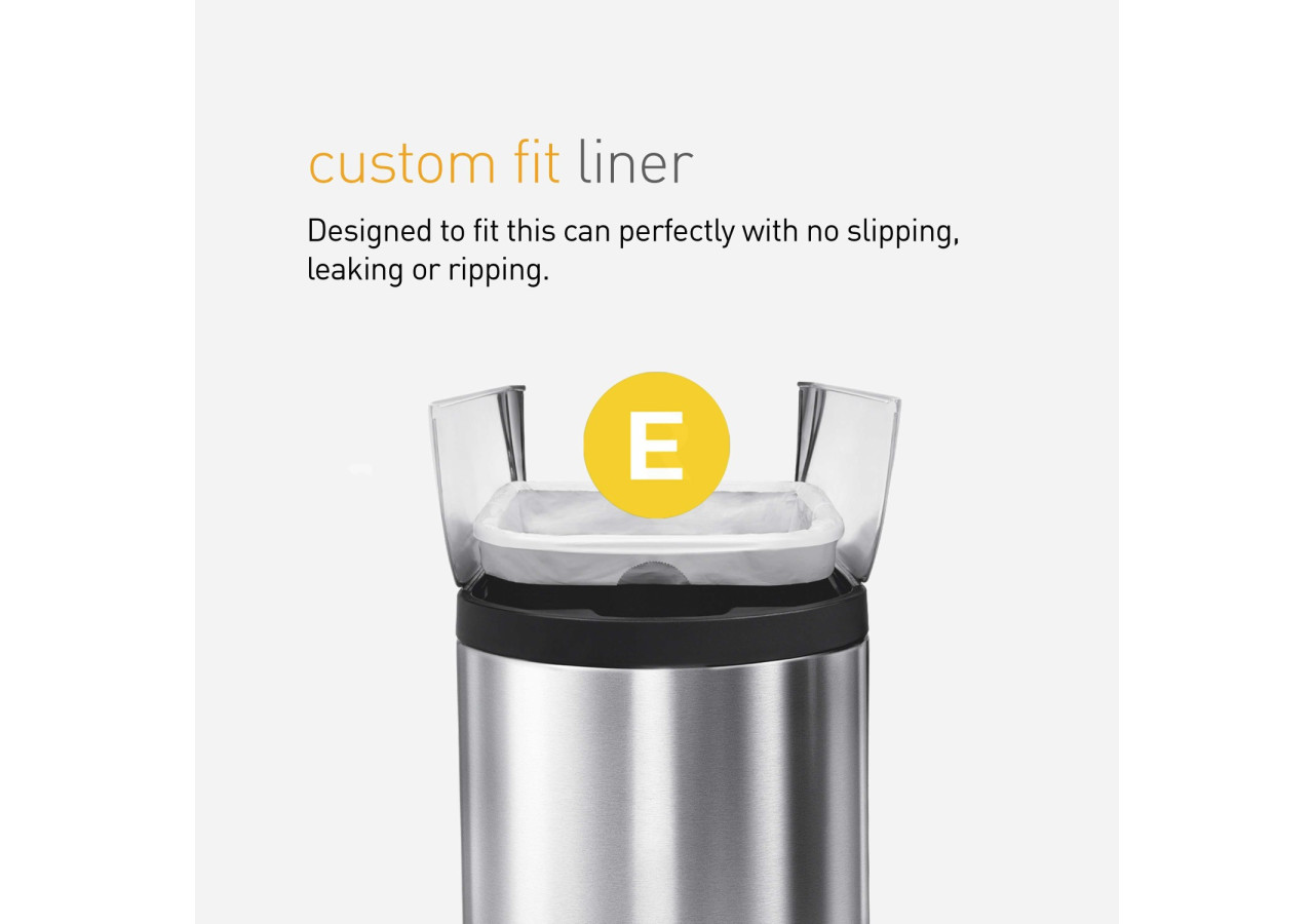 Sacs poubelle Code E 20 litres - Lot de 20 pièces - SH 003153 - Simplehuman