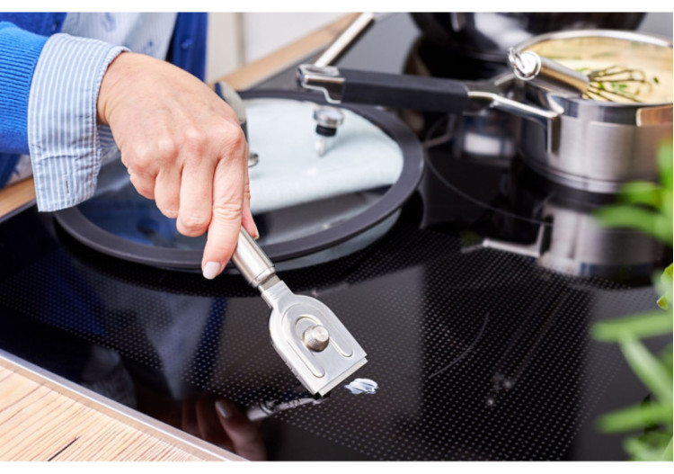 Raclette de Cuisine - Outil en inox pour plaques céramiques 20 cm - RS 128300 - RÃ¶sle Keuken 2