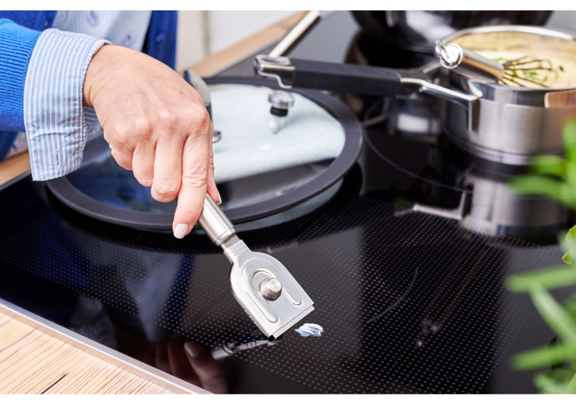 Raclette de Cuisine - Outil en inox pour plaques céramiques 20 cm - RS 128300 - RÃ¶sle Keuken