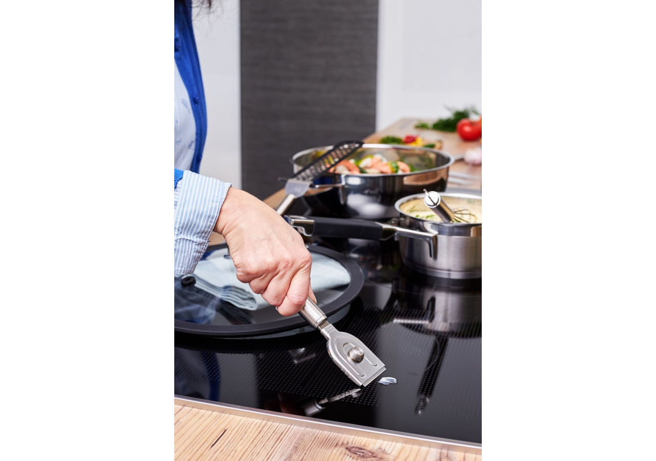 Raclette de Cuisine - Outil en inox pour plaques céramiques 20 cm - RS 128300 - RÃ¶sle Keuken