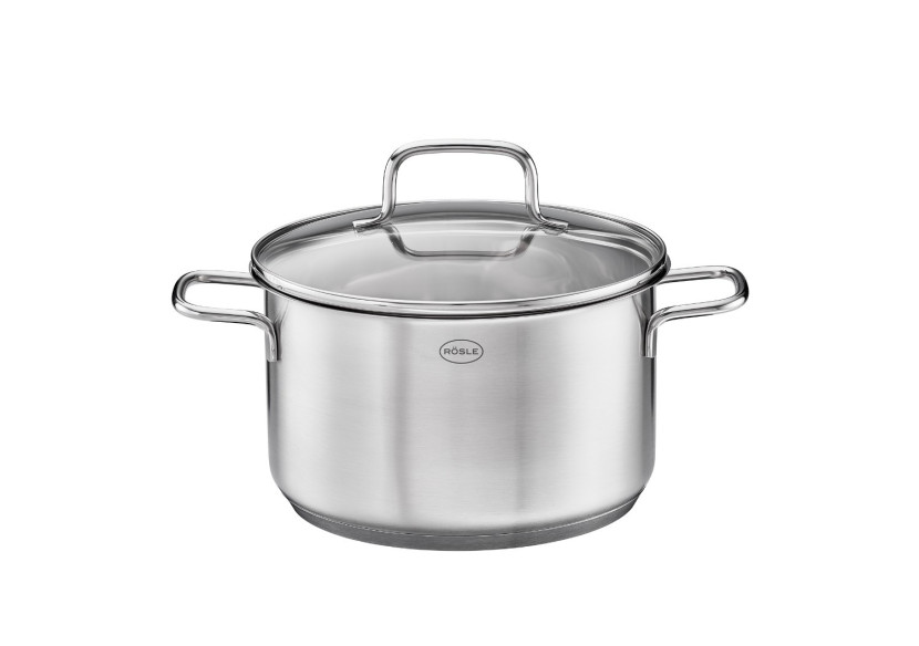 Casserole haute Basic Line - 20 cm en acier inoxydable - RS 137227 - Rösle Basic Line Casserole haute Basic Line - 20 cm en acier inoxydable - RS 137227 - Rösle Basic Line