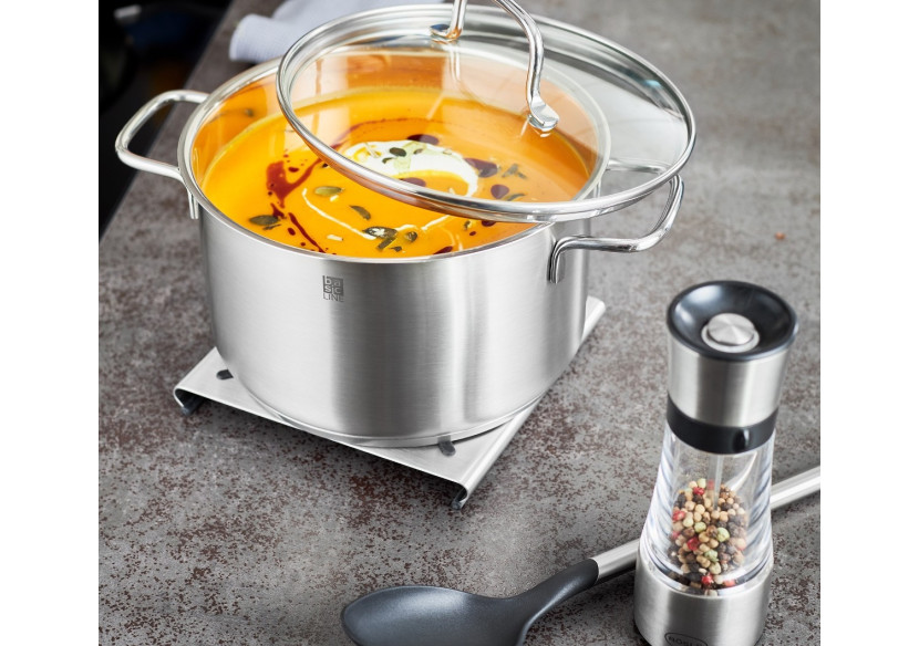 Casserole haute Basic Line - 20 cm en acier inoxydable - RS 137227 - Rösle Basic Line Casserole haute Basic Line - 20 cm en acier inoxydable - RS 137227 - Rösle Basic Line
