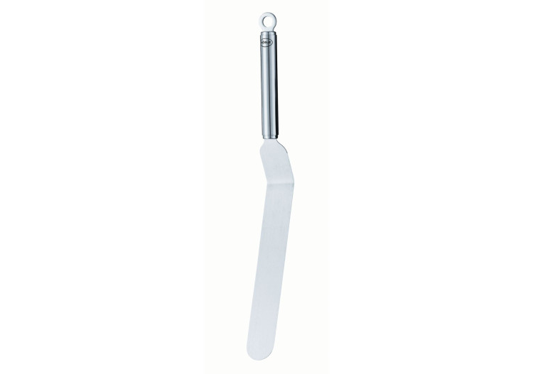 Spatule courbée - Outil de pâtisserie en acier inoxydable 39 cm - RS 125583 - Rösle Keuken