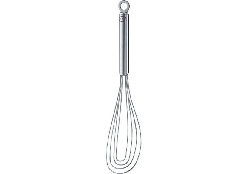 Fouet plat pour œufs 27,5 cm - Précision et confort - RS 956521 - Rösle Keuken Fouet plat pour œufs 27,5 cm - Précision et confort - RS 956521 - Rösle Keuken