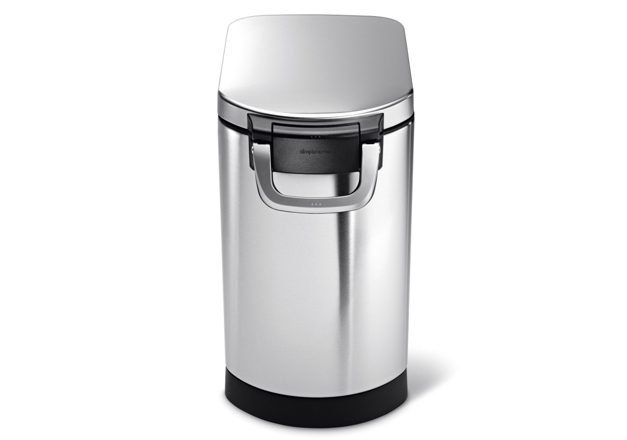 Boîte de Rangement pour Nourriture Animale 25 L - Inox anti-traces - SH 011622 - Simplehuman