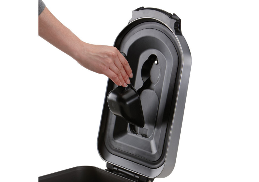 Boîte de Rangement pour Nourriture Animale 25 L - Inox anti-traces - SH 011622 - Simplehuman