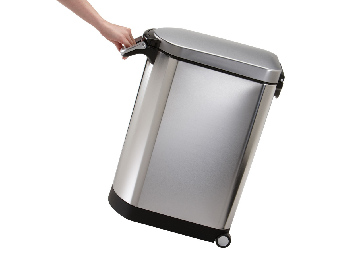 Boîte de Rangement pour Nourriture Animale 25 L - Inox anti-traces - SH 011622 - Simplehuman