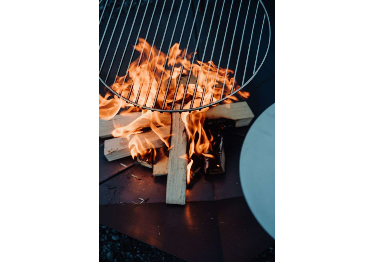 Braise Triple 90 - Foyer multifonction en acier corten - HO 330436 - HÃ¶fats