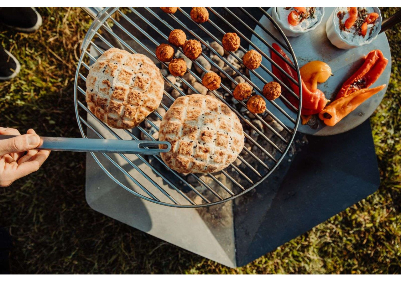 Braise Triple 90 - Foyer multifonction en acier corten - HO 330436 - HÃ¶fats