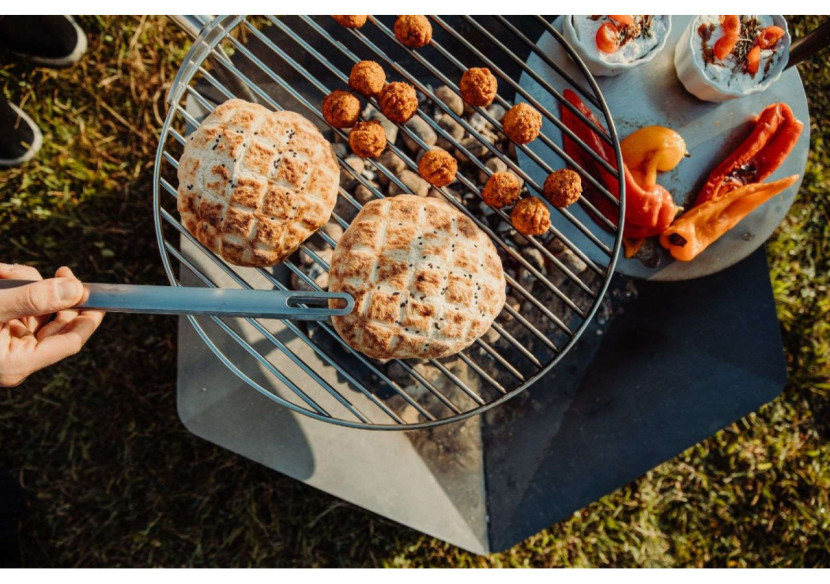 Braise Triple 90 - Foyer multifonction en acier corten - HO 330436 - HÃ¶fats