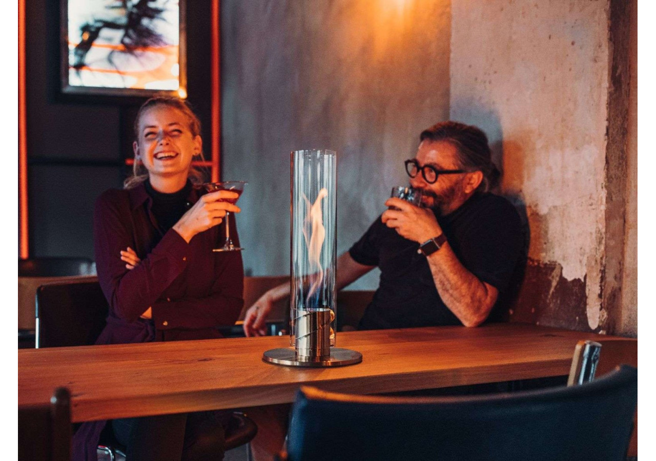 Lantern Spin 90 - Lanterne de jardin en inox et verre - HO 000468 - Höfats