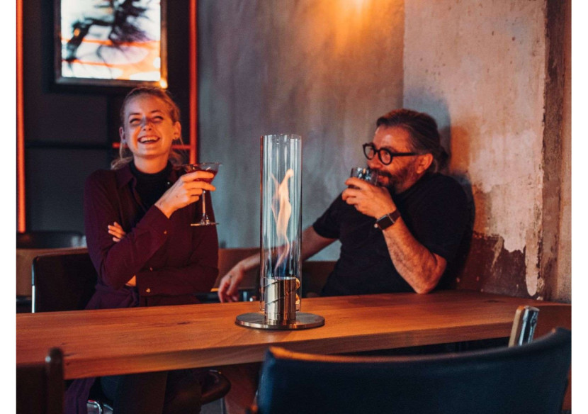 Lantern Spin 90 - Lanterne de jardin en inox et verre - HO 000468 - Höfats Lantern Spin 90 - Lanterne de jardin en inox et verre - HO 000468 - Höfats