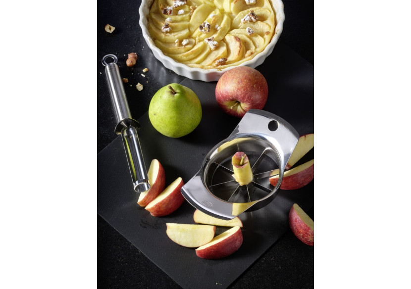 Coupe pommes et poires 9,2 cm - Pour des fruits parfaits en tranches égales - RS 127433 - Rösle Keuken Coupe pommes et poires 9,2 cm - Pour des fruits parfaits en tranches égales - RS 127433 - Rösle Keuken