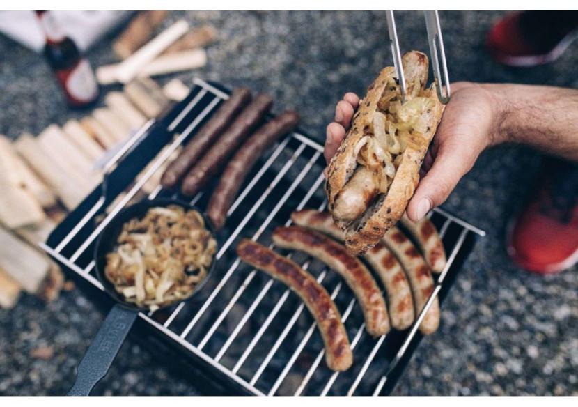 Grill pour feu de camp Beer Box - Accessoire barbecue élégant - HO 330511 - Höfats Grill pour feu de camp Beer Box - Accessoire barbecue élégant - HO 330511 - Höfats