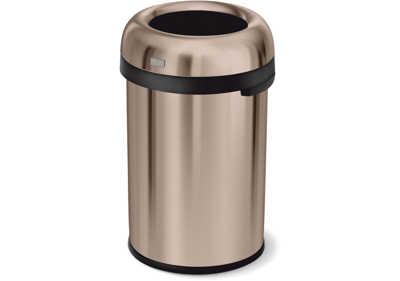 Poubelle BULLET OPEN - Capacité 115 Litres en Acier Inoxydable - SH 020112 - Simplehuman