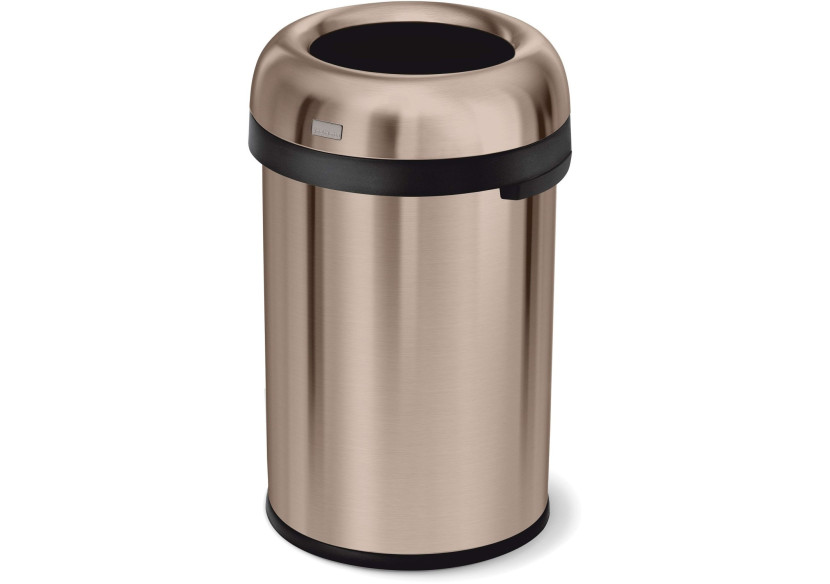 Poubelle BULLET OPEN - Capacité 115 Litres en Acier Inoxydable - SH 020112 - Simplehuman Poubelle BULLET OPEN - Capacité 115 Litres en Acier Inoxydable - SH 020112 - Simplehuman