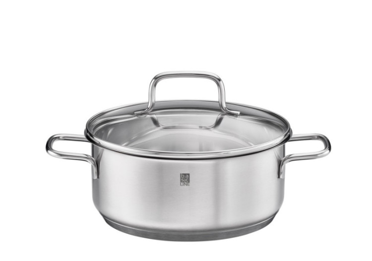 Casserole Basic Line - Acier inoxydable 20 cm - RS 137241 - RÃ¶sle Basic Line