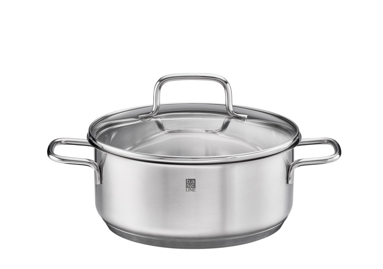Casserole Basic Line - Acier inoxydable 20 cm - RS 137241 - Rösle Basic Line