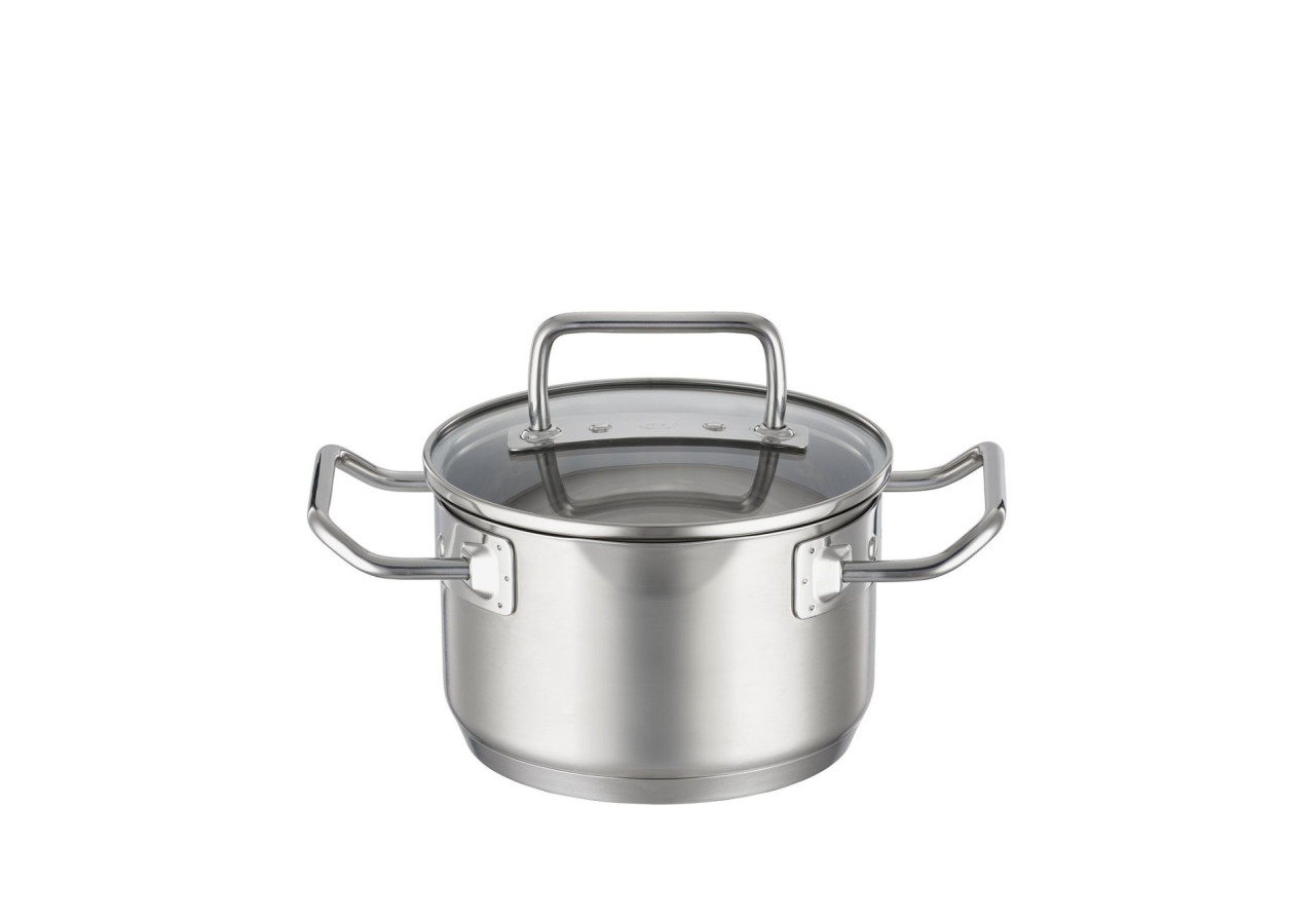 Casserole Expertiso - 16 cm, 1,9 L avec couvercle en verre - RS 919410 - Rösle Keuken