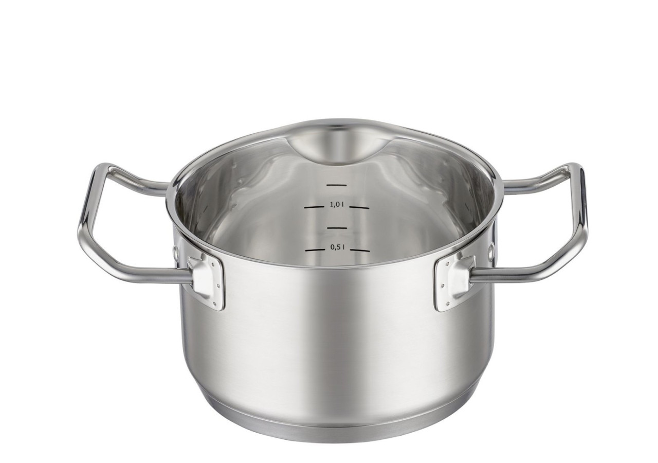 Casserole Expertiso - 16 cm, 1,9 L avec couvercle en verre - RS 919410 - Rösle Keuken