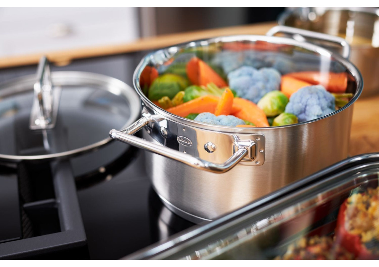 Casserole Expertiso - 16 cm, 1,9 L avec couvercle en verre - RS 919410 - Rösle Keuken