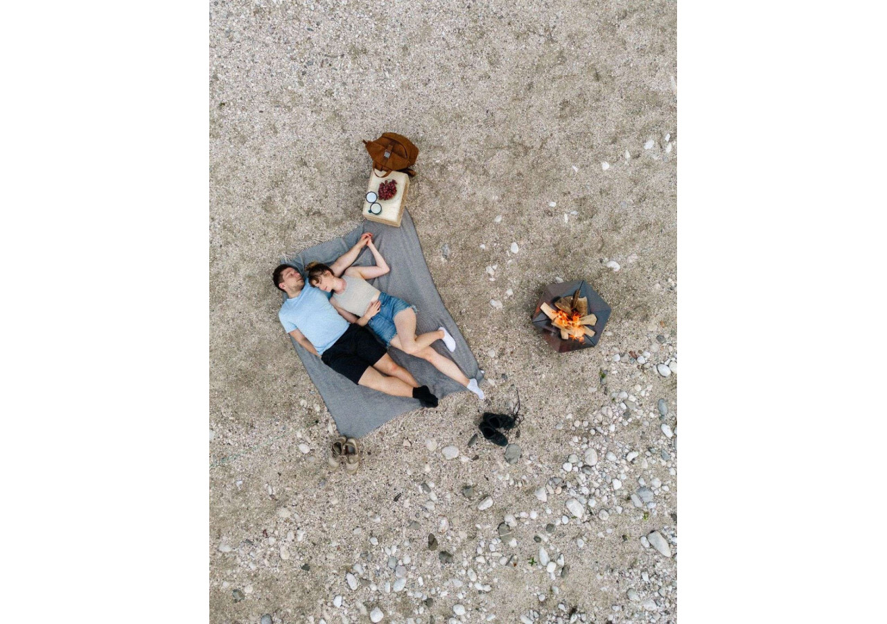 Brasero Triple Vuurschaal - Corten acier 65 cm - HO 330429 - Höfats