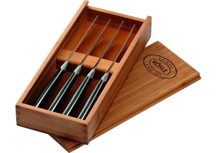 Set de 4 Couteaux à Steak Rösle - Design élégant et efficacité - RS 251473 - RÃ¶sle Barbecue