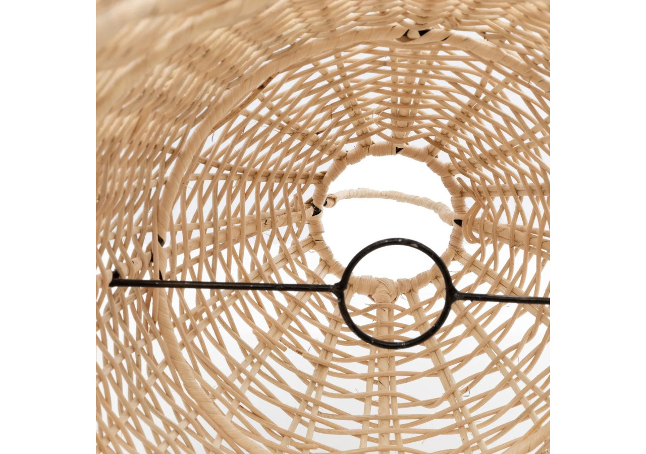 Pendentif Elba - Rattan Naturel - M - BAYU036N-M-30x60 - Bazar Bizar